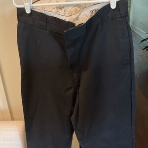 Men's Dickies Black Work Pants - 874 Original Fit - 36x34